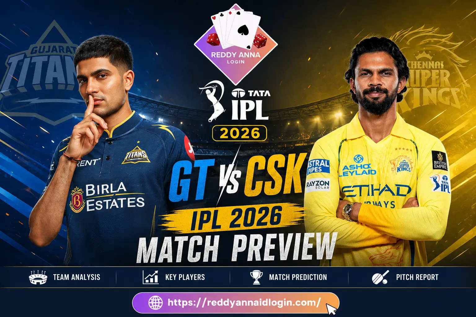 GT vs CSK IPL 2026 match