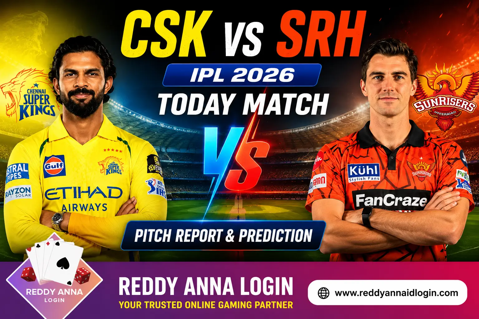 CSK vs SRH Today IPL Match: Dhoni, Pitch Report, Playing XI & Prediction